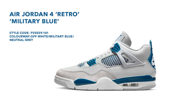 Air Jordan 4 Retro ‘Military Blue’