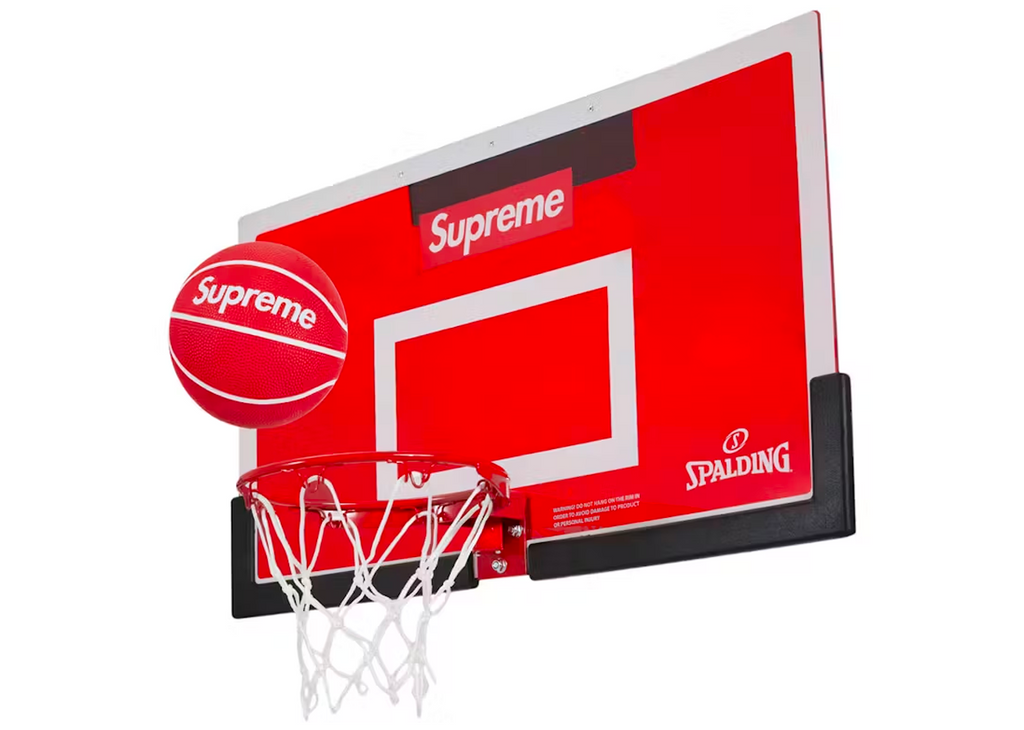 Supreme x Spalding Mini Basketball Hoop