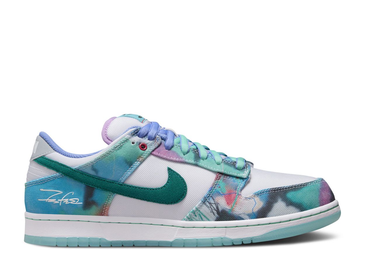 Nike SB Dunk Low x Futura Laboratories 'Bleached Aqua' – Origin Kicks