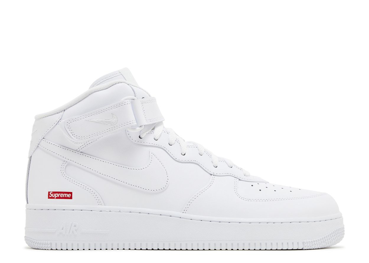 Mid air force ones white best sale