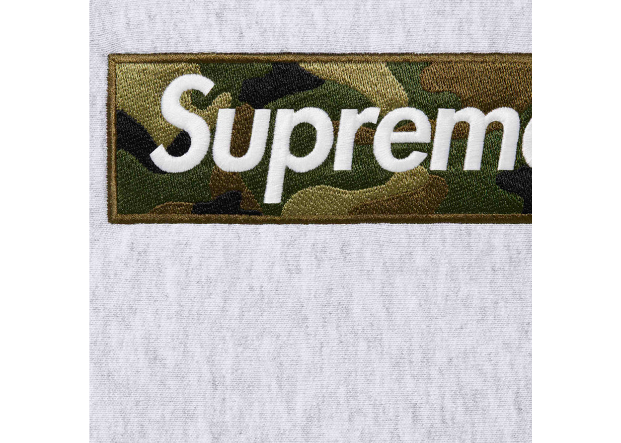 Load image into Gallery viewer, Supreme Box Logo Hooded Sweatshirt (Ash Grey) (FW23)

