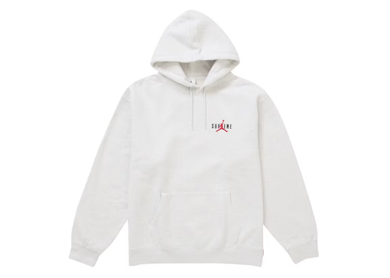 Supreme x Air Jordan Hoodie (Ash Grey)