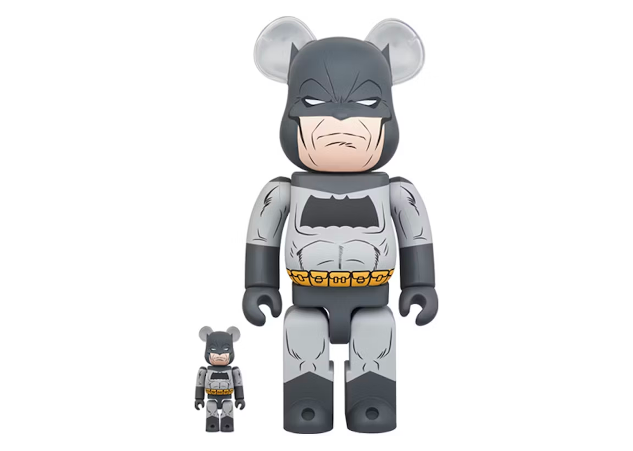 Bearbrick x Batman 'The Dark Knight Returns' 100% & 400% Set