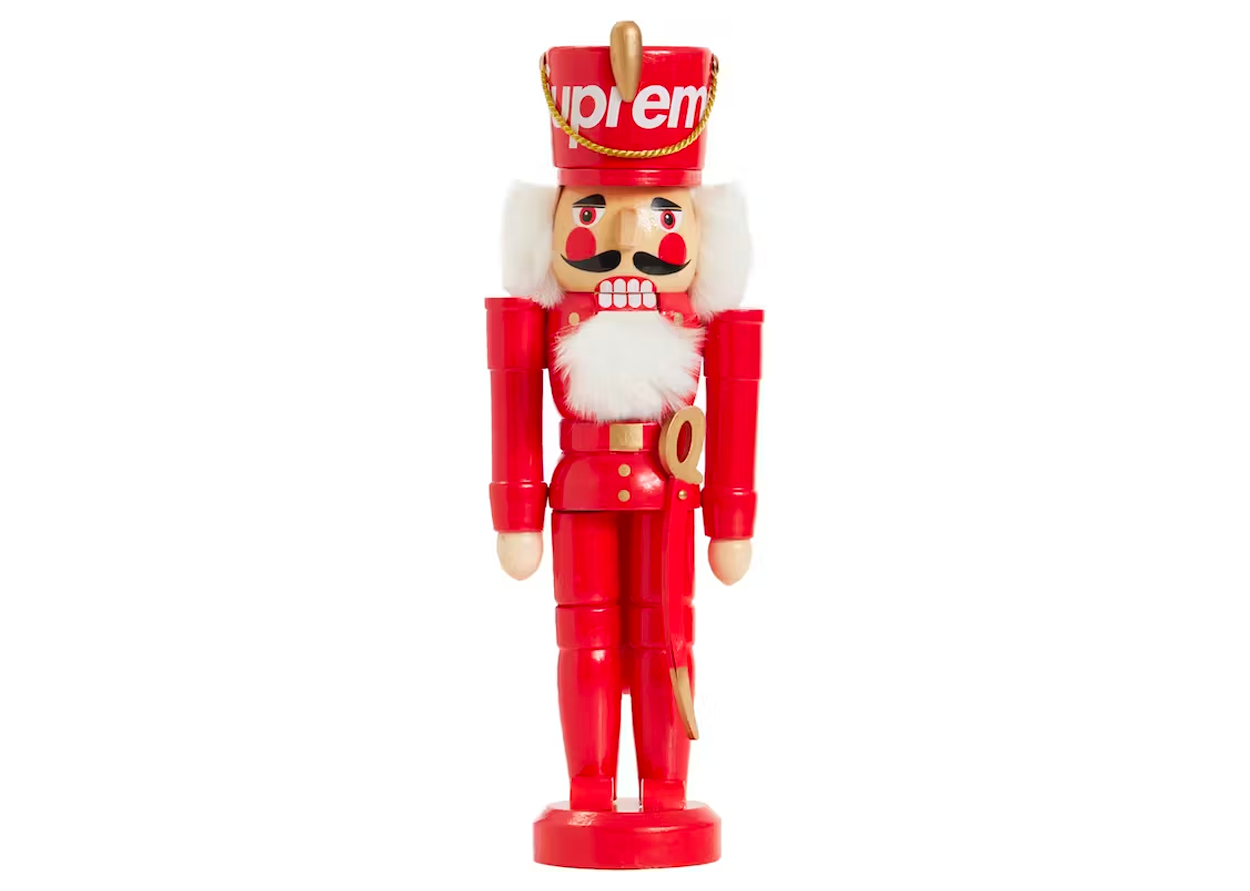 Load image into Gallery viewer, Supreme Wooden Nutcracker (Red)
