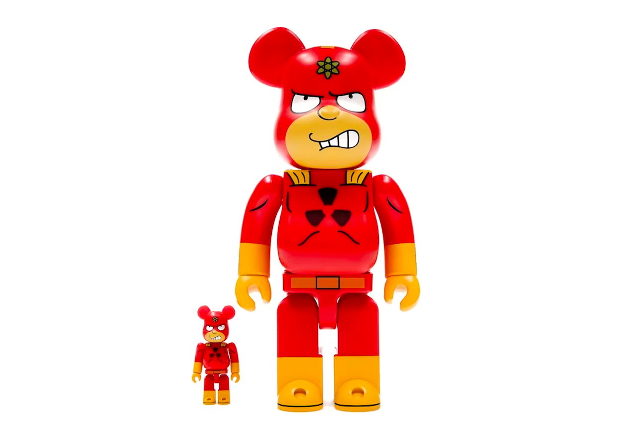 Load image into Gallery viewer, Bearbrick x The Simpsons &amp;#39;Radioactive Man&amp;#39; 100% &amp;amp; 400% Set
