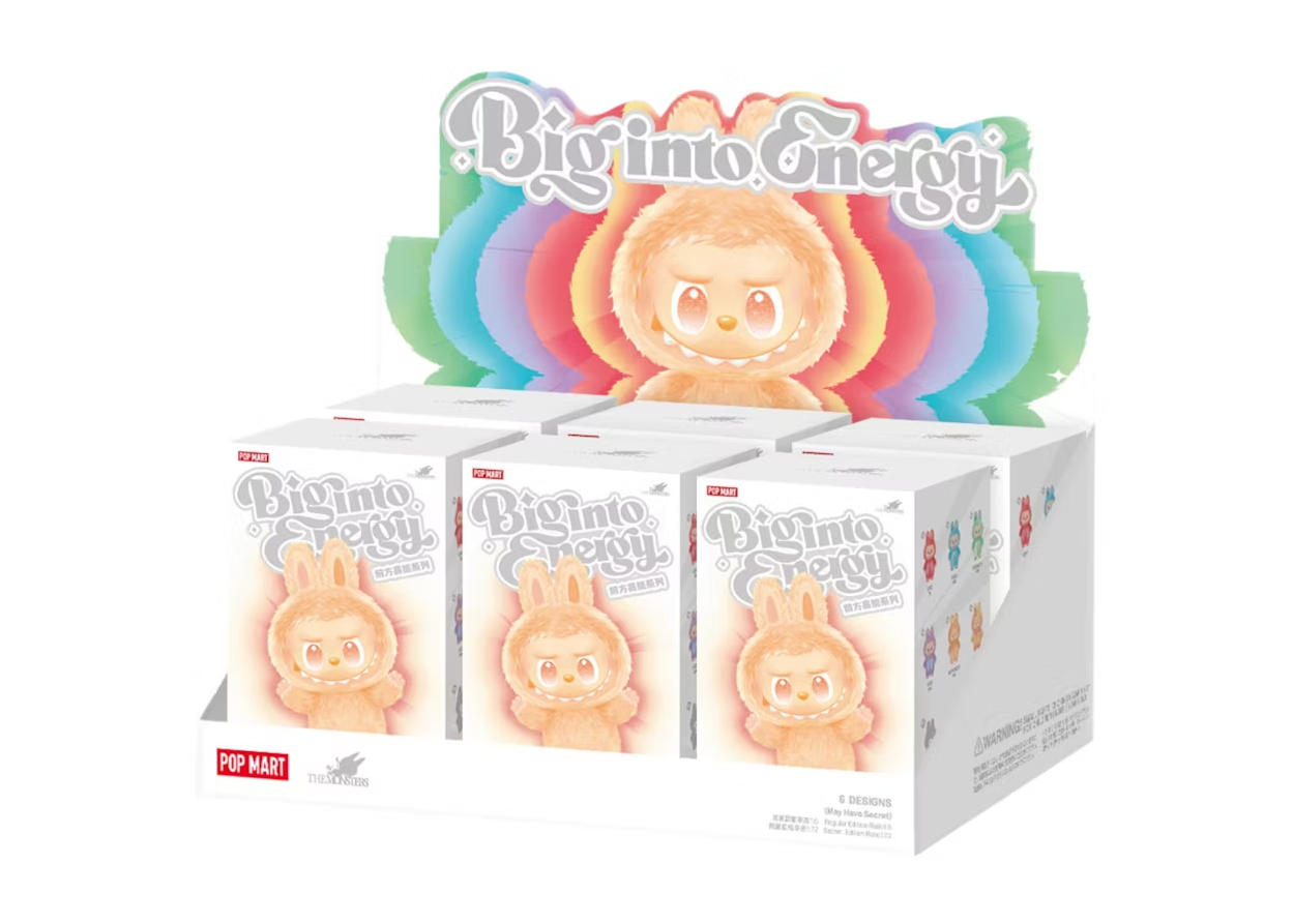 Pop Mart Labubu The Monsters Big into Energy Series Vinyl Plush (1 Blind Boxes)