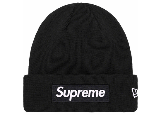 Supreme x New Era Box Logo Beanie (Black) FW23