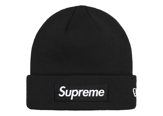 Supreme x New Era Box Logo Beanie (Black) 2024