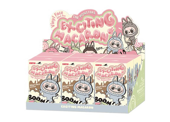 Pop Mart Labubu The Monsters Tasty Macarons Vinyl Face (1 Blind Box)