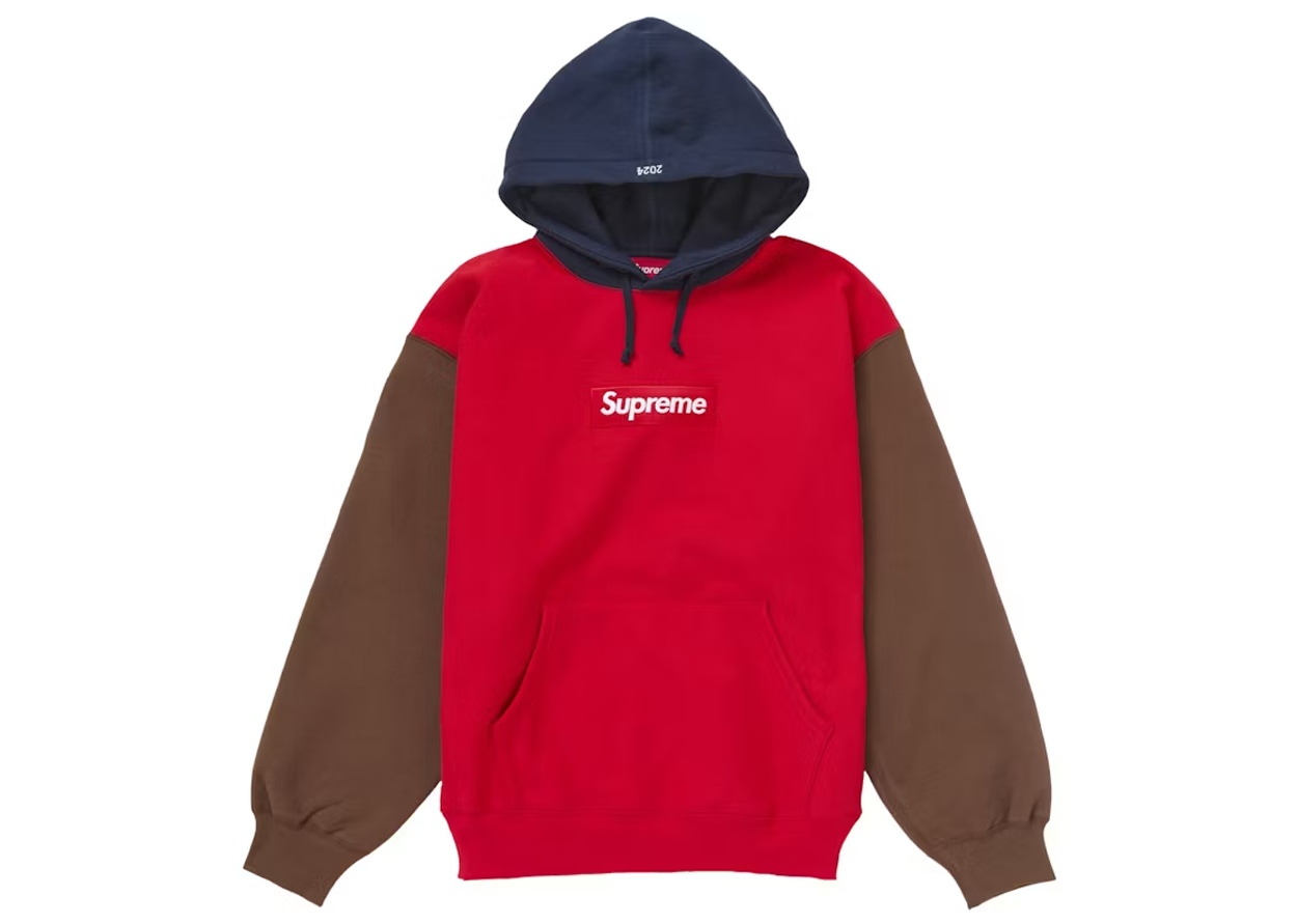 Supreme Box Logo Hoodie (Red Multi) 2024