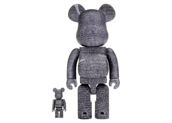 Load image into Gallery viewer, Bearbrick The British Museum (The Rosetta Stone) 100% &amp;amp; 400% Set
