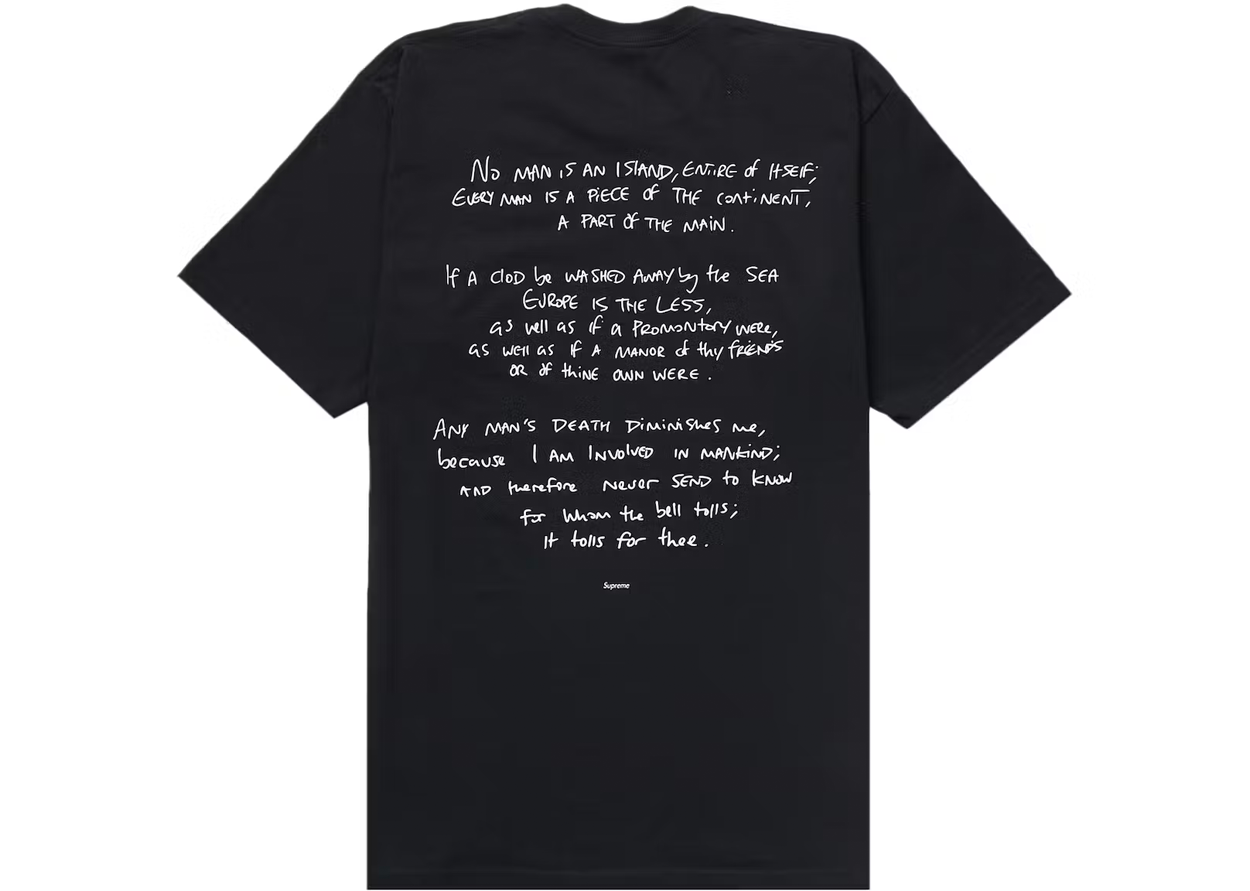 Load image into Gallery viewer, Supreme x Corteiz &amp;#39;Rule The World&amp;#39; T-Shirt (Black)
