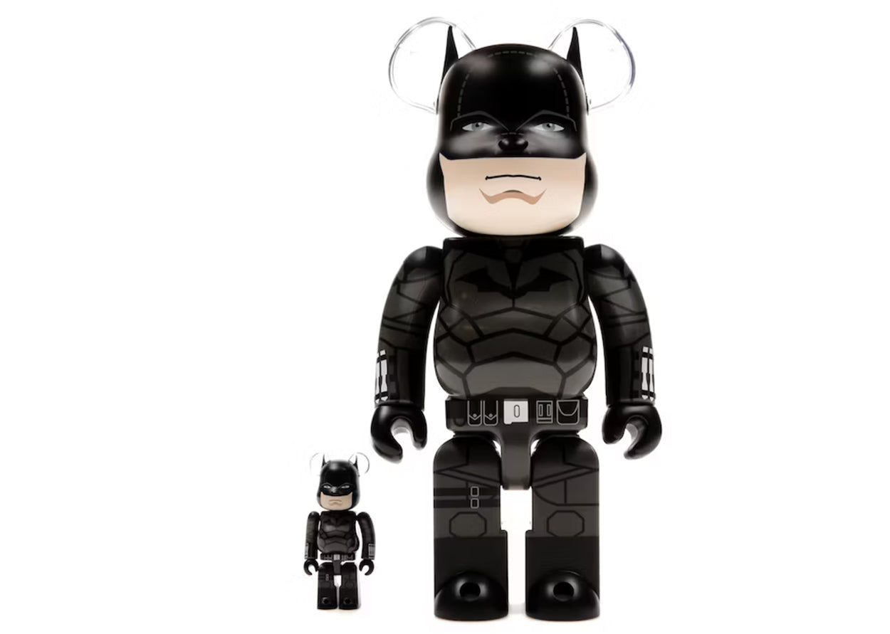 Load image into Gallery viewer, Bearbrick The Batman 100% &amp;amp; 400% Set
