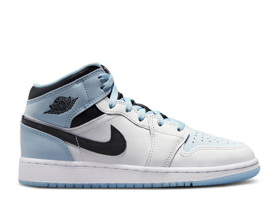 Load image into Gallery viewer, Air Jordan 1 Mid &amp;#39;White Ice Blue&amp;#39; (GS)
