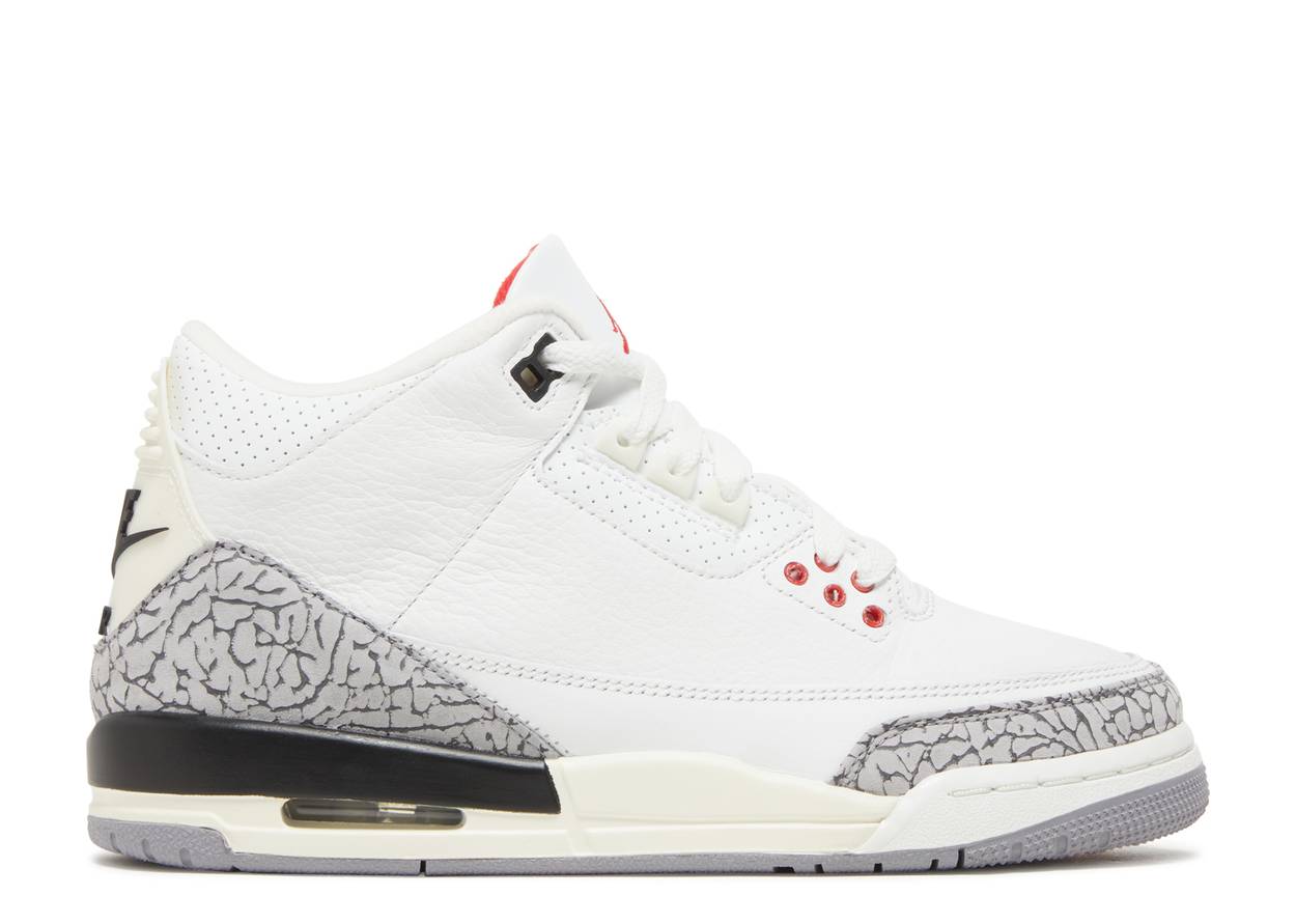 Load image into Gallery viewer, Air Jordan 3 Retro &amp;#39;White Cement Reimagined&amp;#39; (GS)
