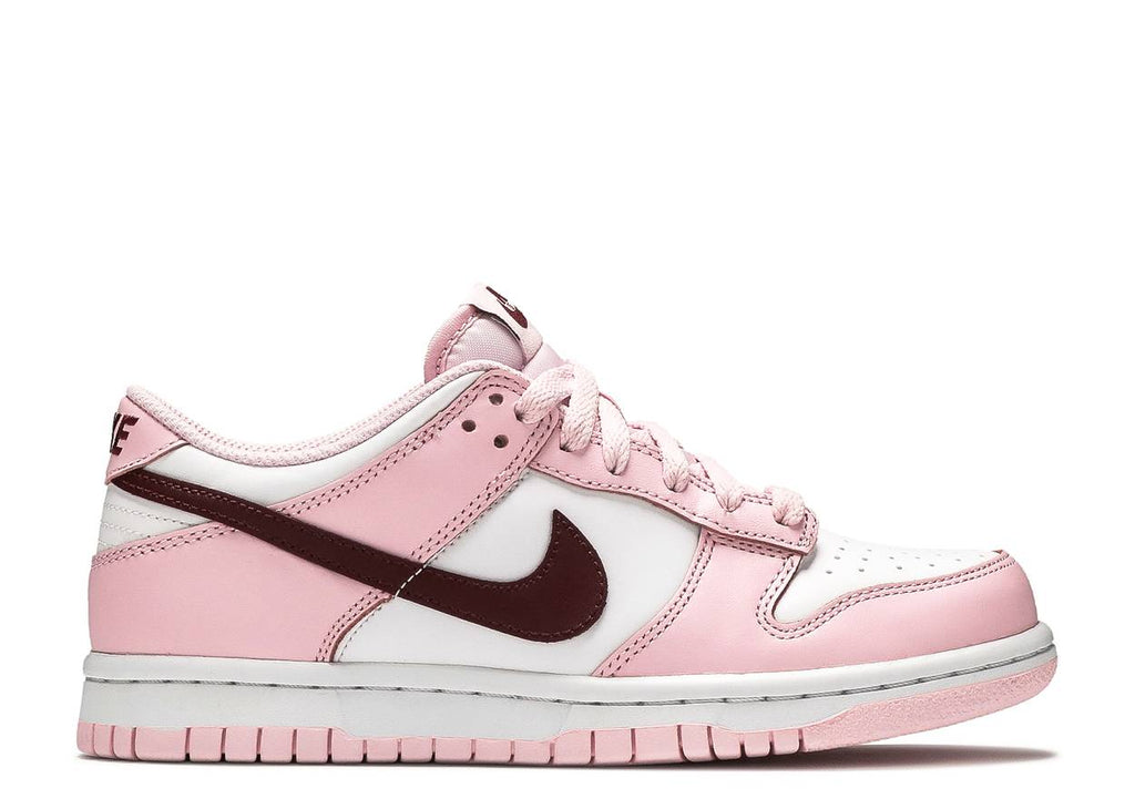 Pink shiny nike dunks best sale