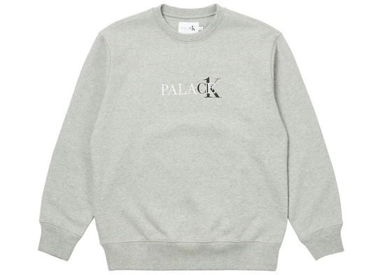 Palace x Calvin Klein Sweatshirt (Light Grey) – Origin Kicks