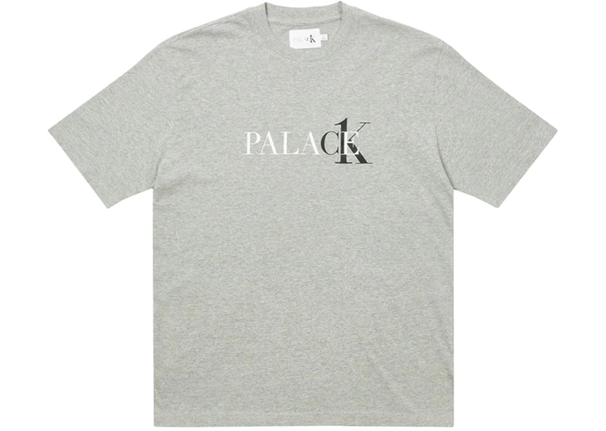 Palace x Calvin Klein T Shirt Light Grey Origin Kicks