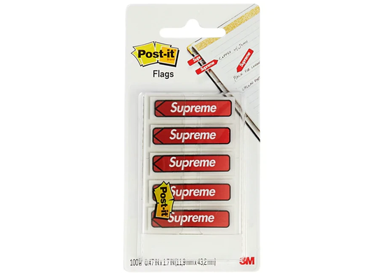 Load image into Gallery viewer, Supreme Post-It Flags Red
