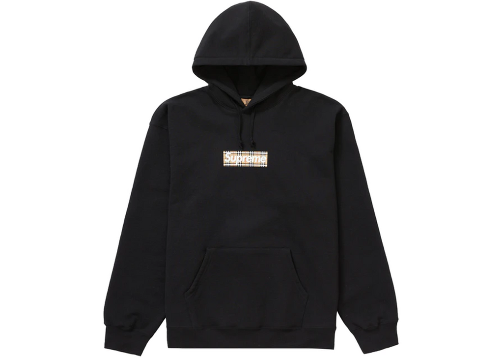 Supreme x Burberry 'Box Logo Hoodie' (Black) – Origin Kicks