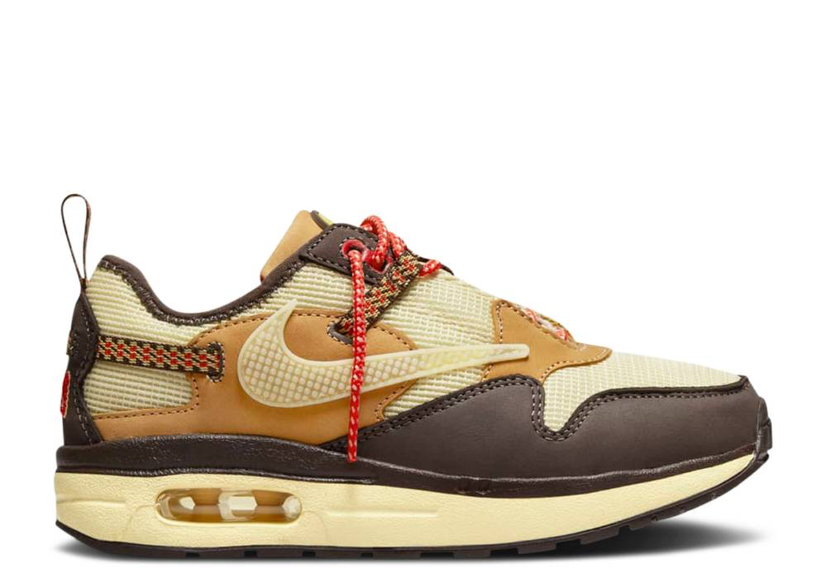 Load image into Gallery viewer, Nike Air Max 1 x Travis Scott &amp;#39;Baroque Brown&amp;#39; (PS)
