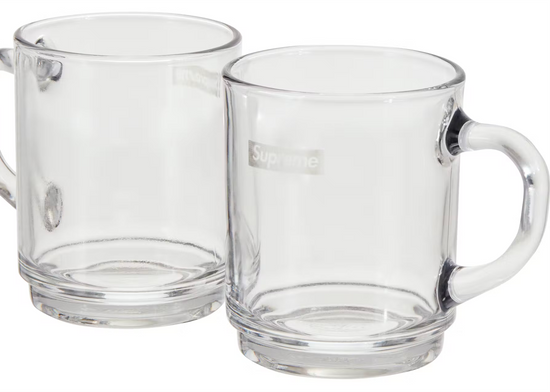 Supreme Duralex Glass Mugs 'Clear' (Set of 6)