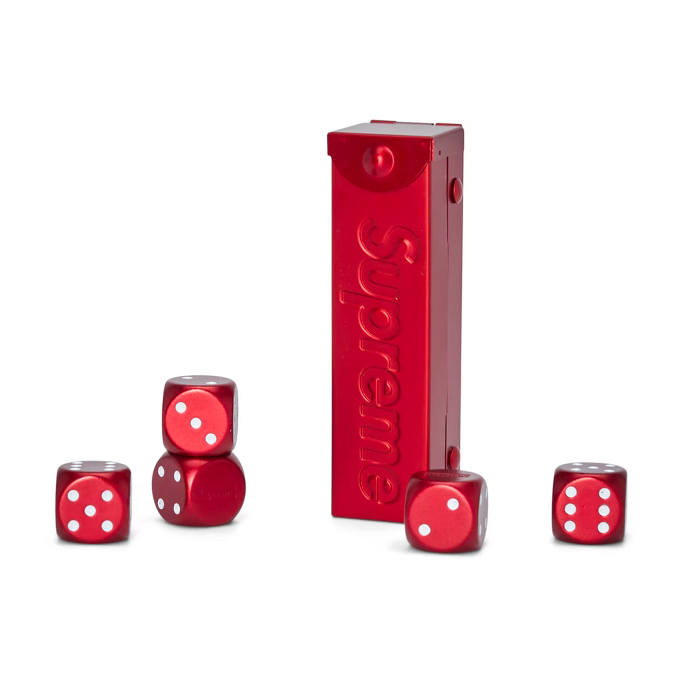 Load image into Gallery viewer, Supreme Aluminum Dice Set (Red)
