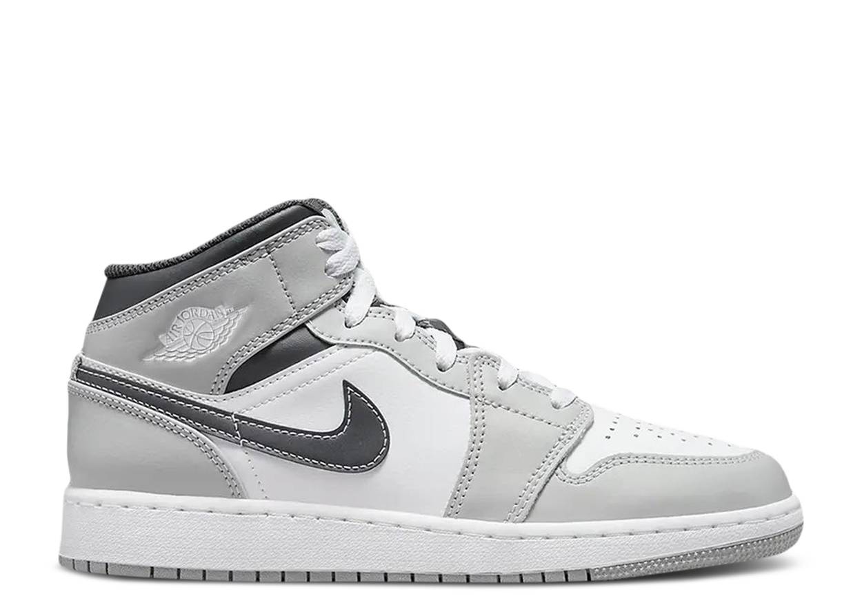 Air Jordan 1 Mid 'Light Smoke Grey' (GS) – Origin Kicks